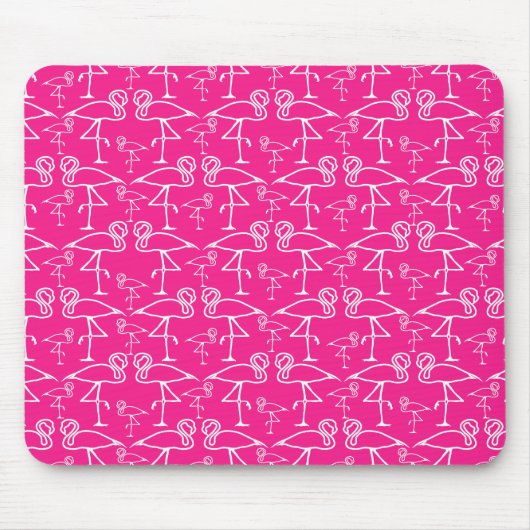 Rosa Flamingos Mousepad (Vorne)