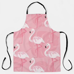 Rosa Flamingos: nahtlose Vintage Illustration. Schürze