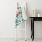Rosa Flamingos nahtloses Muster Sherpadecke (Beispiel)