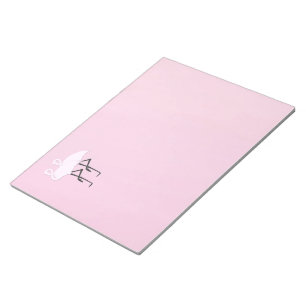 Rosa Flamingos Notizblock