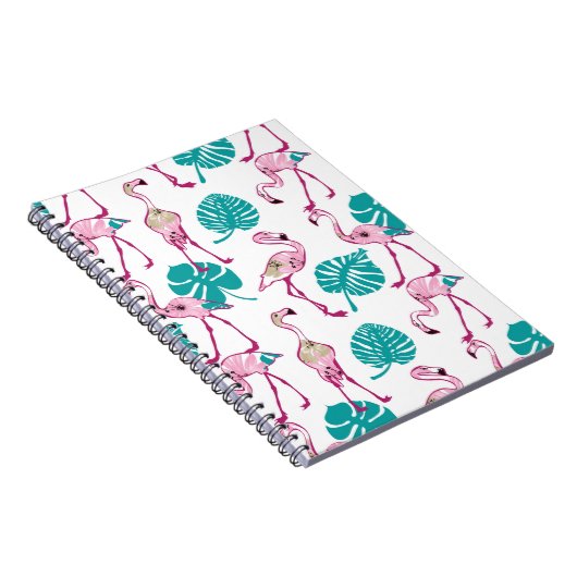 Rosa Flamingos Notizblock (Rechte Seite)