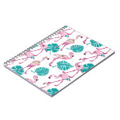 Rosa Flamingos Notizblock (Linke Seite)