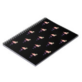Rosa Flamingos Notizblock (Linke Seite)