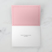 Rosa Flamingos PARTY! Karte (Innenseite)