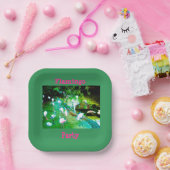 Rosa Flamingos Party Pappteller (Party)