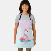 Rosa Flamingos Pastell Bunt Schürze (Insitu)