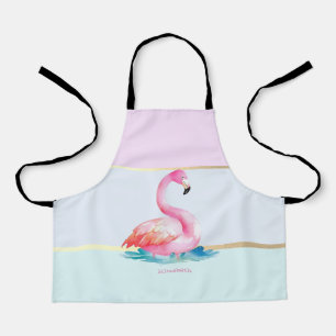 Rosa Flamingos Pastell Bunt Schürze
