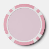Rosa Flamingos Personalisiert Pokerchips (Rückseite)