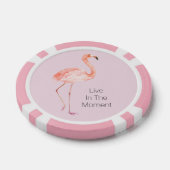 Rosa Flamingos Personalisiert Pokerchips (Einzeln)
