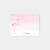 Rosa Flamingos personalisiert Post-it Klebezettel (Vorderseite)
