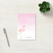 Rosa Flamingos personalisiert Post-it Klebezettel (Büro)