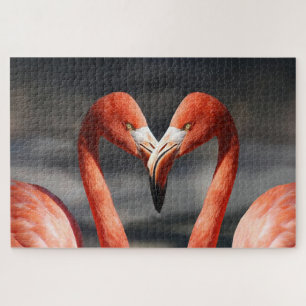 Rosa Flamingos Puzzle