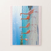 Rosa Flamingos-Puzzle Puzzle (Vertikal)