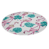 Rosa Flamingos Schneidebrett (Ecke)