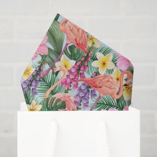 Rosa Flamingos Seidenpapier (Geschenktüte)