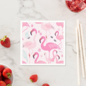 Rosa Flamingos Serviette (Beispiel)