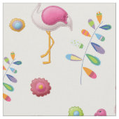 Rosa Flamingos Stoff (Nahaufnahme)