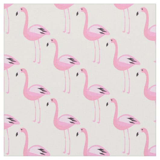 Rosa Flamingos Stoff (Nahaufnahme)