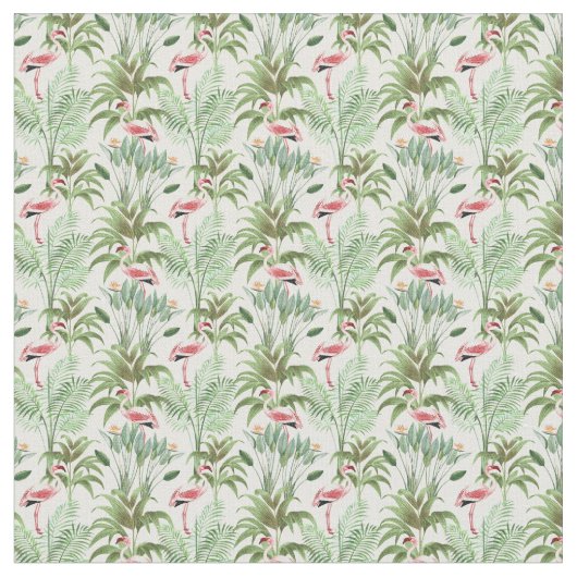 Rosa Flamingos Stoff (Nahaufnahme)