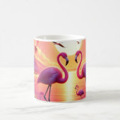 Rosa Flamingos Tasse! Kaffeetasse (Mittel)