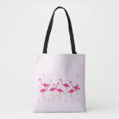Rosa Flamingos Totasche Tasche (Vorderseite)