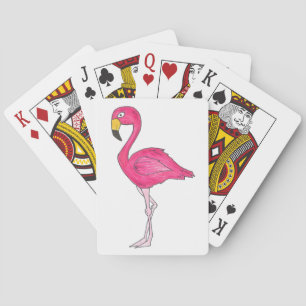 Rosa Flamingos Tropical Bird Players Card Spielkarten