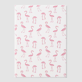 Rosa Flamingos Tropical Birds Hübsches Party Overl Pergament Einladungen