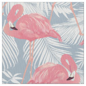 Rosa Flamingos Tropical Paradise ID487 Stoff (Nahaufnahme)