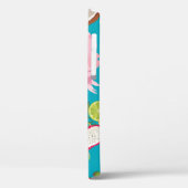 Rosa Flamingos: tropisches nahtloses Muster Case-Mate iPhone Hülle (Rückseite / Links)