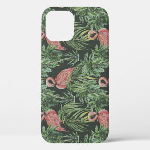 Rosa Flamingos, tropisches Vintages Muster. Case-Mate iPhone Hülle
