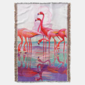 Rosa Flamingos von Francis Lee Jaques Decke (Vorderseite Vertikal)