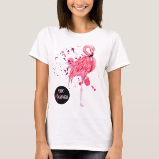 Rosa Flamingosommer Geschenk-T - Shirt