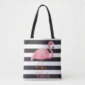 Rosa Flamingowindeltasche Tasche (Vorderseite)