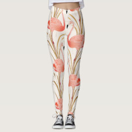Rosa Flamingoworkout-Leggings Leggings