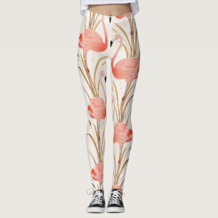 Rosa Flamingoworkout-Leggings Leggings