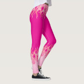 Rosa Flammen, Racing Flammen, Feuer, heiß, frisier Leggings (Rechts)