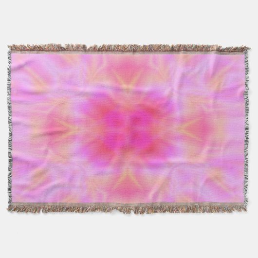 Rosa Flare Decke (Vorderseite)