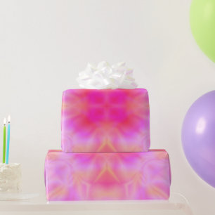 Rosa Flare Geschenkpapier