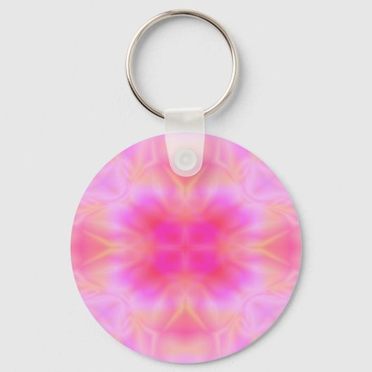 Rosa Flare Schlüsselanhänger (Vorderseite)