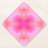 Rosa Flare Untersetzer (Vorderseite)