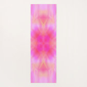 Rosa Flare Yogamatte (Rückseite)