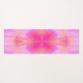Rosa Flare Yogamatte (Vorderseite (Horizontal))