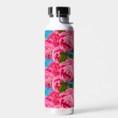 Rosa Flasche mit Insualwasser (Links)