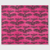 Rosa Flechtpapier Geschenkpapier (Flach)