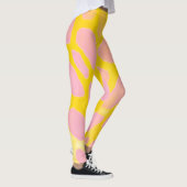 Rosa Flecken auf Gold Leggings (Rechts)