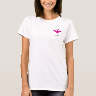 Rosa Fledermaus T-Shirt