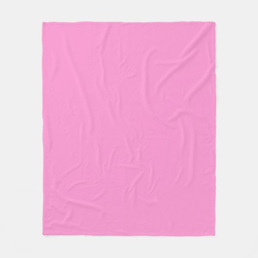 Rosa Fleece Blanket (Vorderseite)