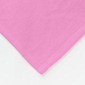 Rosa Fleece Blanket (Ecke)