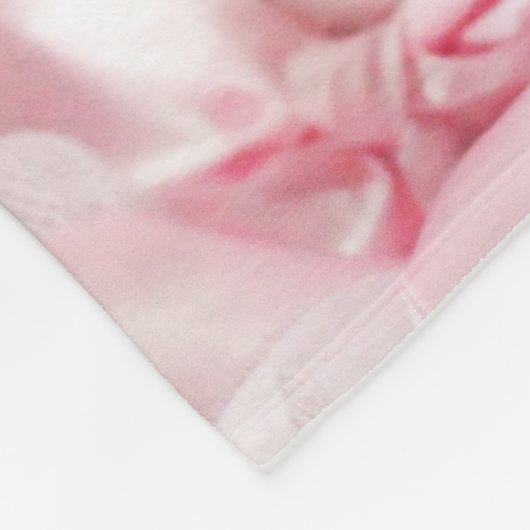 Rosa Fleece-Decken-Baby-Mädchenteddy-Bär Fleecedecke (Ecke)