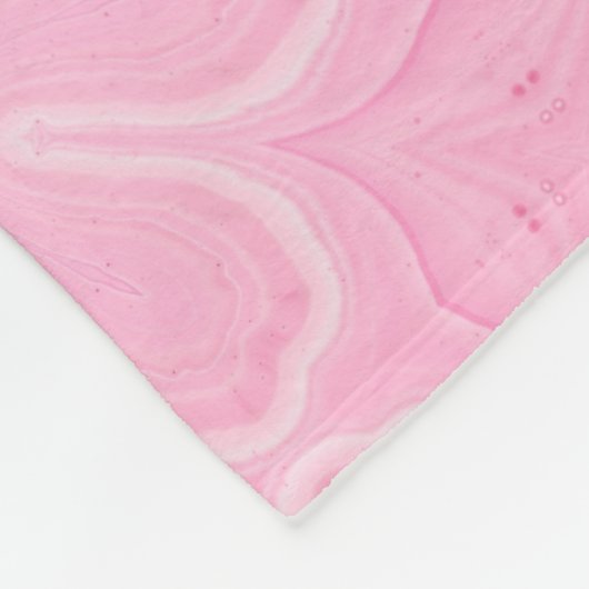 rosa fleecedecke (Ecke)